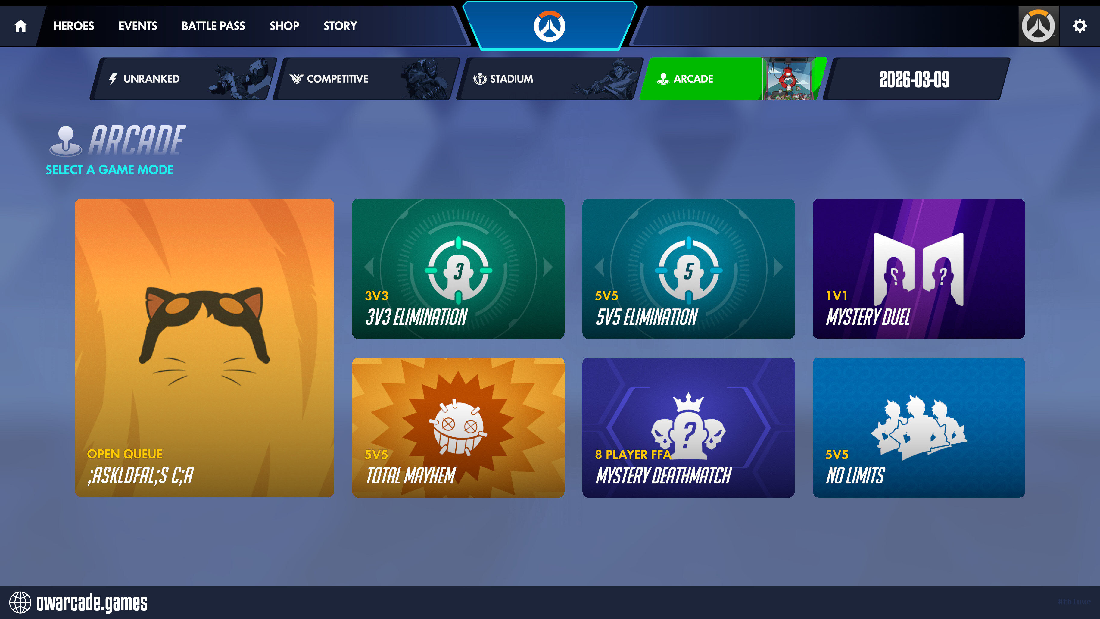 Arcade Games 2026-03-09